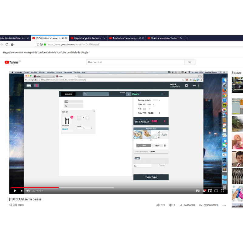 Test internet grille